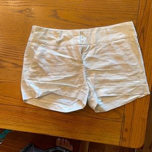 Cream shorts
